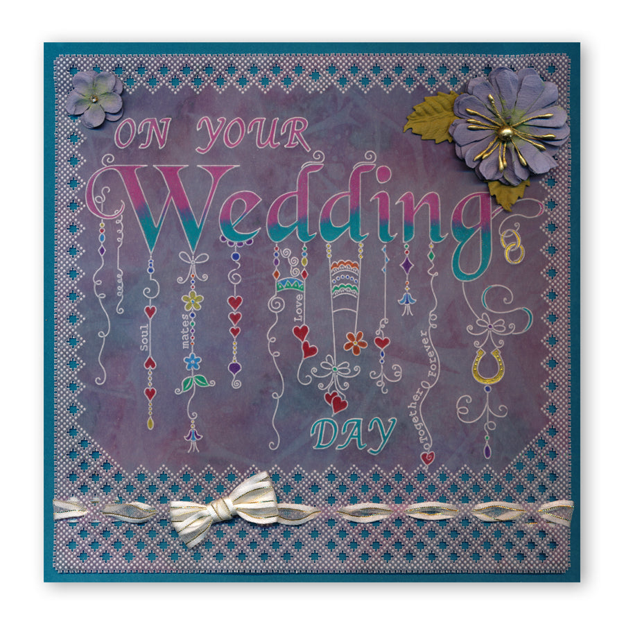 Linda's Wedding Dangles A5 Groovi Plate