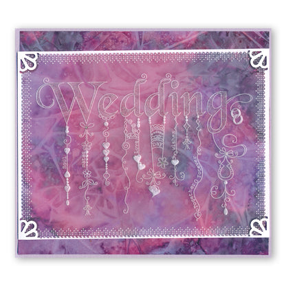 Linda's Wedding Dangles A5 Groovi Plate