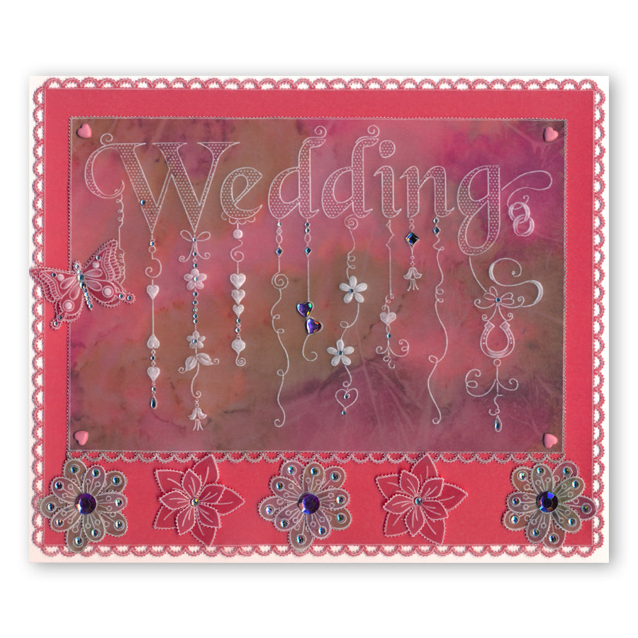 Linda's Wedding Dangles A5 Groovi Plate