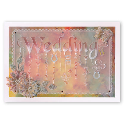 Linda's Wedding Dangles A5 Groovi Plate