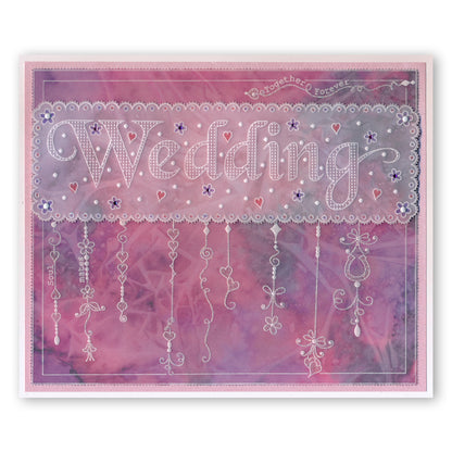 Linda's Wedding Dangles A5 Groovi Plate