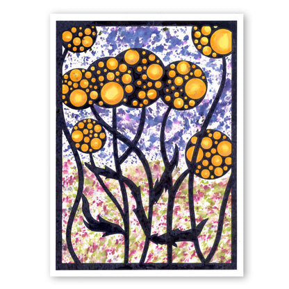 Wild Grasses Stencil Set A5