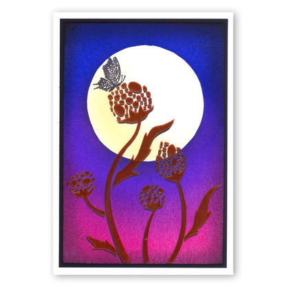 Wild Grasses Stencil Set A5