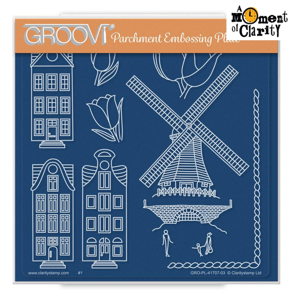 Barbara's SHAC Holland A5 Square Groovi Plate