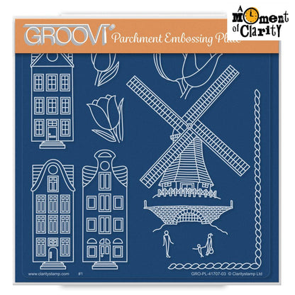 Barbara's SHAC Holland A5 Square Groovi Plate