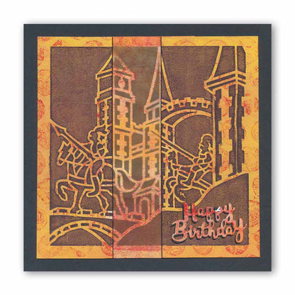 Merlin 7" x 7" Stencil Collection