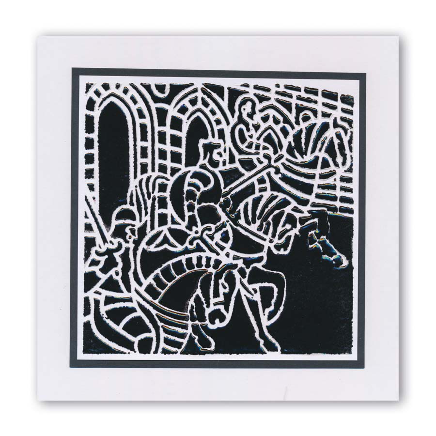 Merlin 7" x 7" Stencil Collection