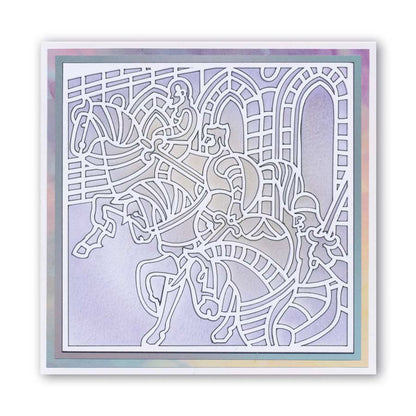 Camelot & the Grail of Knights 7" x 7" Stencil