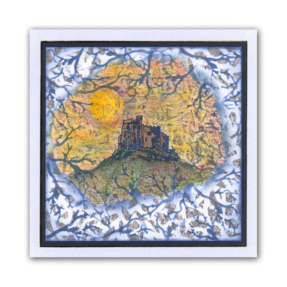 Woodland 7" x 7" Stencil