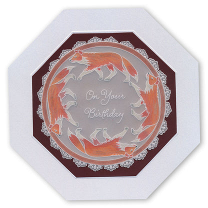 Woodland Animals A5 Square Groovi Plate