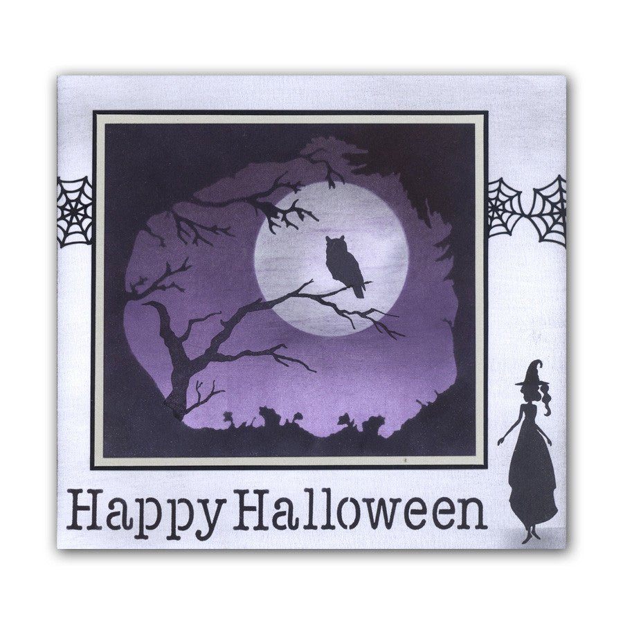 Woodland 7" x 7" Stencil