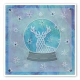 Stag Outline A6 Square Groovi Baby Plate