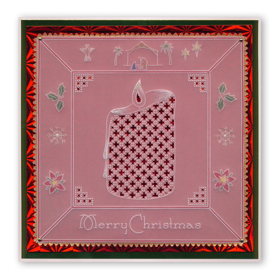 Candle Outline A6 Square Groovi Baby Plate