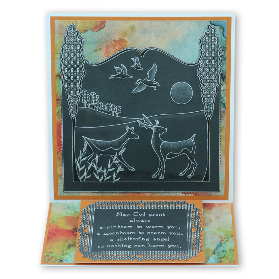 Woodland Animals A5 Square Groovi Plate