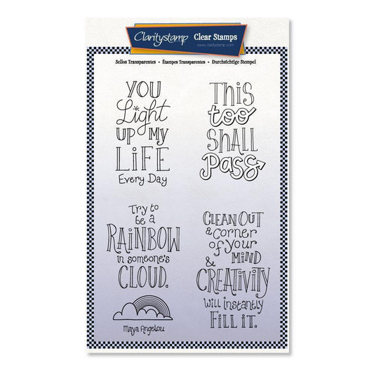 Words of Wisdom A5 Stamp Set