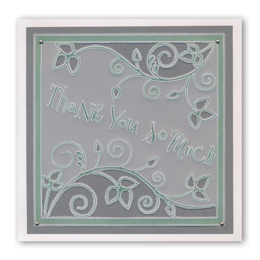 Word Chains & Mini 17, 18, 19 & 20 Groovi Border Plate Trio