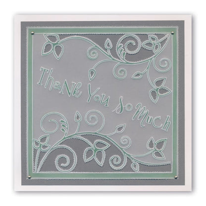 Word Chains & Mini 17, 18, 19 & 20 Groovi Border Plate Trio