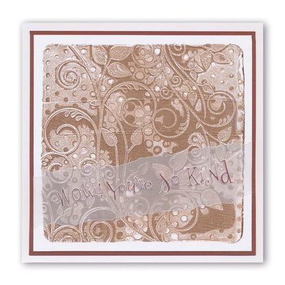 How Kind & You're the Best Word Chains Groovi Border Plate