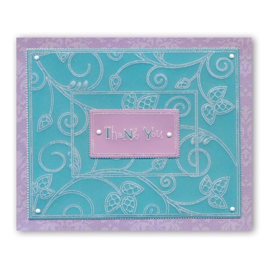 CLEARANCE Surprise & How Kind Mini Word Chains Groovi Border Plate