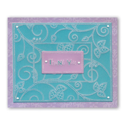 CLEARANCE Surprise & How Kind Mini Word Chains Groovi Border Plate