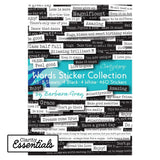 Barbara's Words Sticker Collection