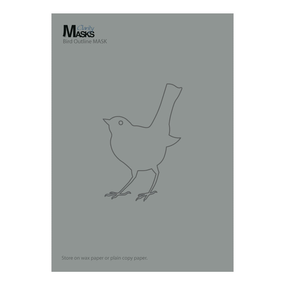 Bird Outline A6 Clarity Mask