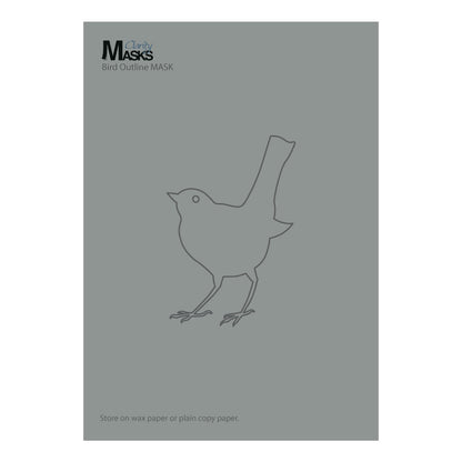 Bird Outline A6 Clarity Mask