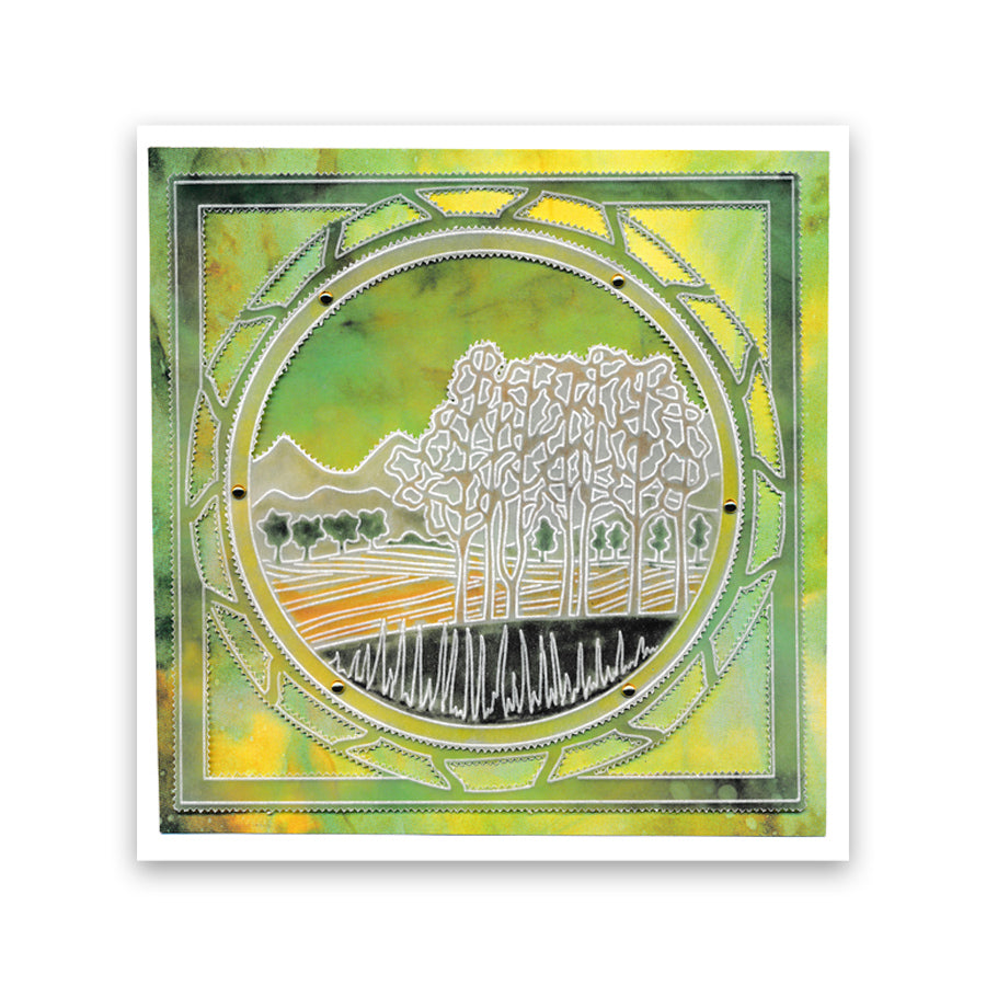 Napa Valley Round A5 Square Groovi Plate