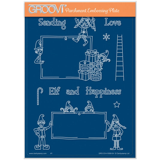 Barbara's Elves & Billboards A5 Groovi Plate