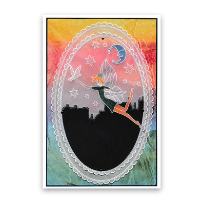 Fairy Rounds Quartet A5 Square Groovi Plate Set