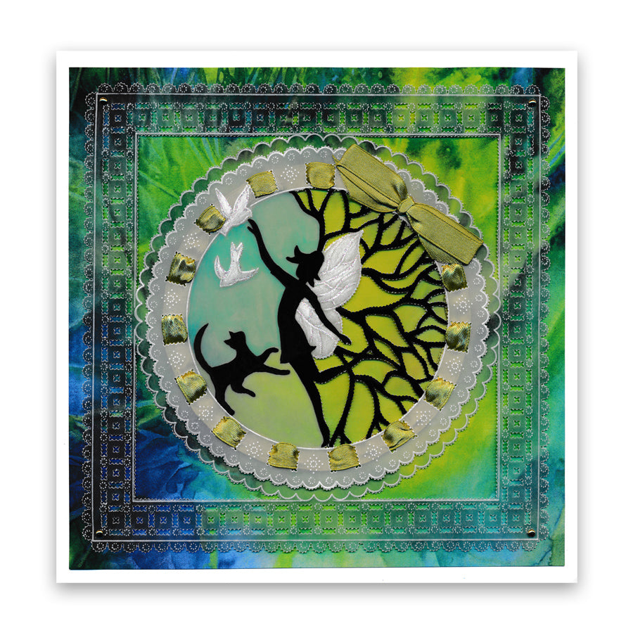 Fairy Enchantment Round A5 Square Groovi Plate
