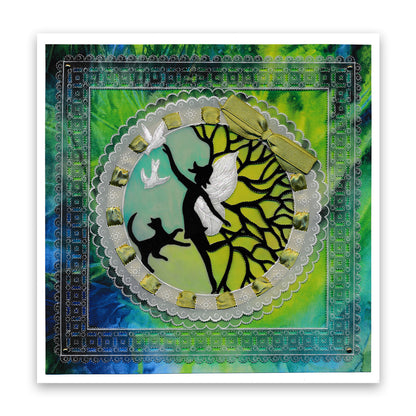 Fairy Enchantment Round A5 Square Groovi Plate
