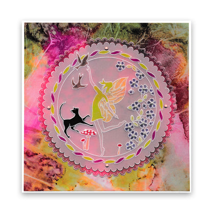 Fairy Rounds Quartet A5 Square Groovi Plate Set