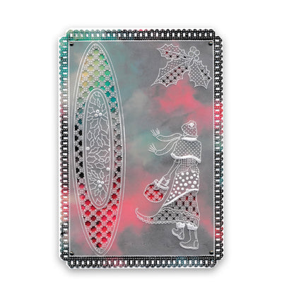 Framework Ovals A4 Square Groovi Plate