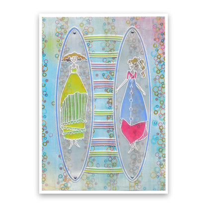 Framework Ovals A4 Square Groovi Plate