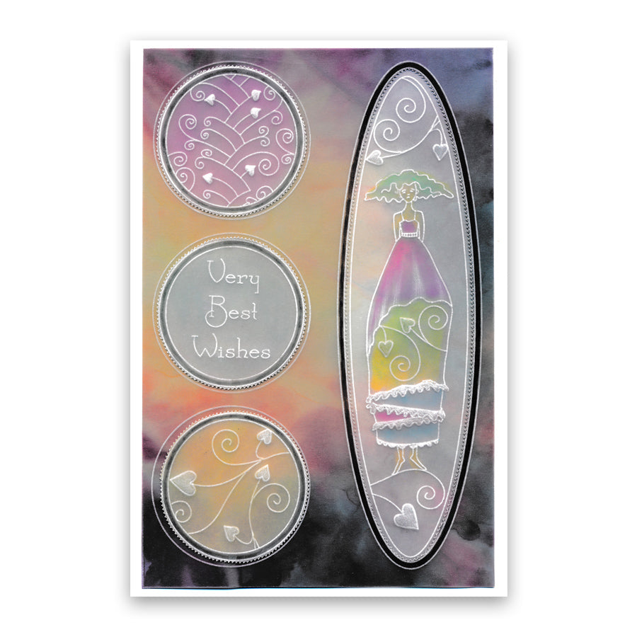 Framework Ovals A4 Square Groovi Plate