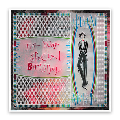 Framework Rectangles A4 Square Groovi Plate