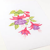 Frosted Floral Overlay Pack - Fuchsia