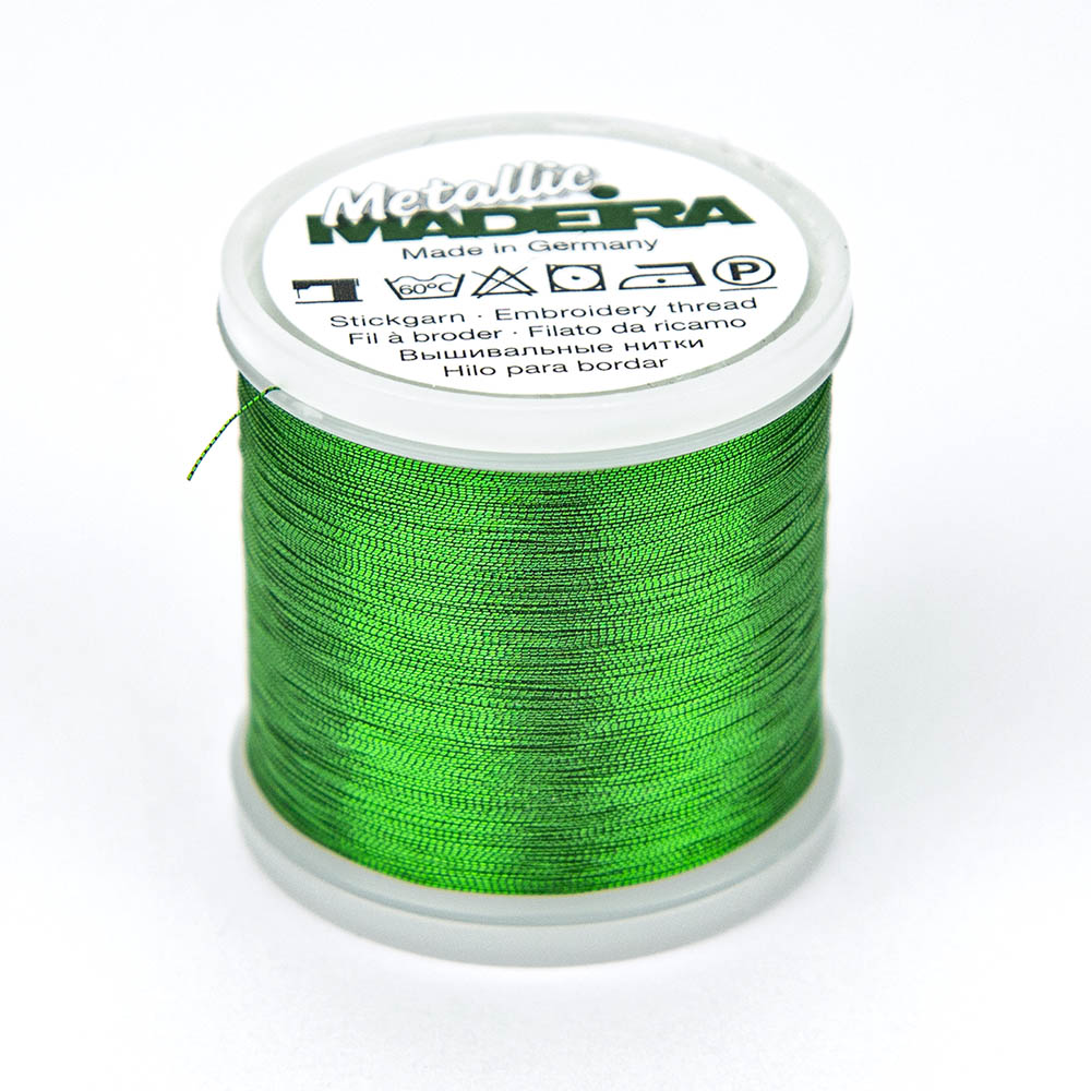 Madeira Metallic Green Embroidery Thread