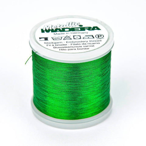 Madeira Metallic Green Embroidery Thread
