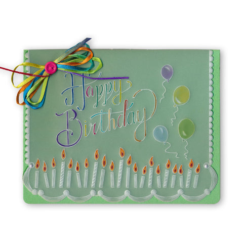 Tina's Happy Birthday Rosie Doodles All In One A5 Square Groovi Plate Tina's Happy Birthday Rosie Doodles All In One A5 Square Groovi Plate