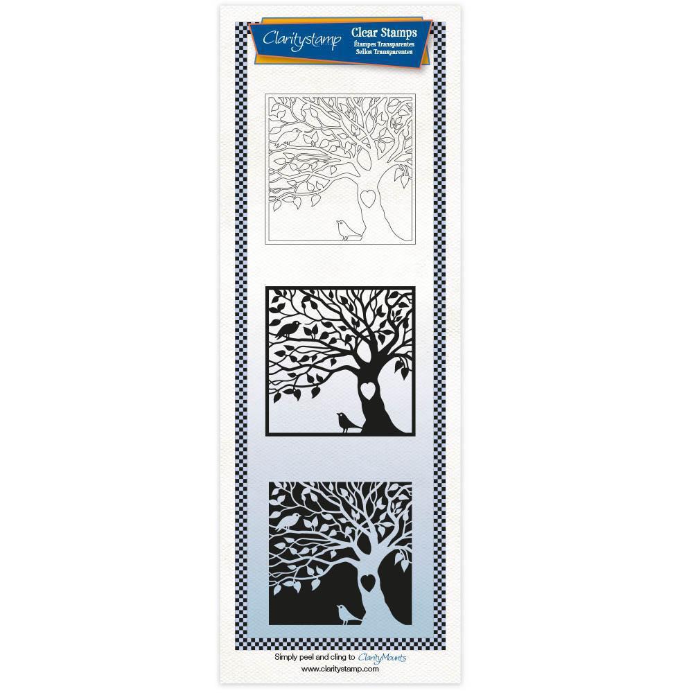 The Happy Couple - Three Way Overlay A4 Slim Stamp Set