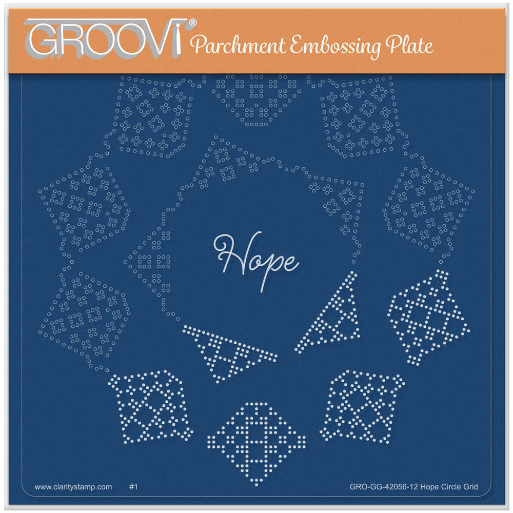 Josie's Hope - Circular (Straight) Lace Duet A5 Square Groovi Grid