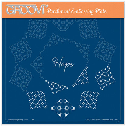 Josie's Hope - Circular (Straight) Lace Duet A5 Square Groovi Grid