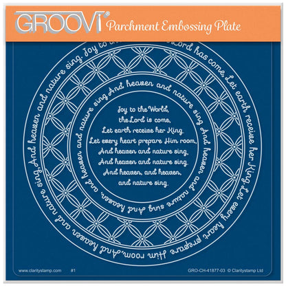 Linda's Joy to the World Nested Wraps - Christmas Treasures (Set 2) A5 Square Groovi Plate