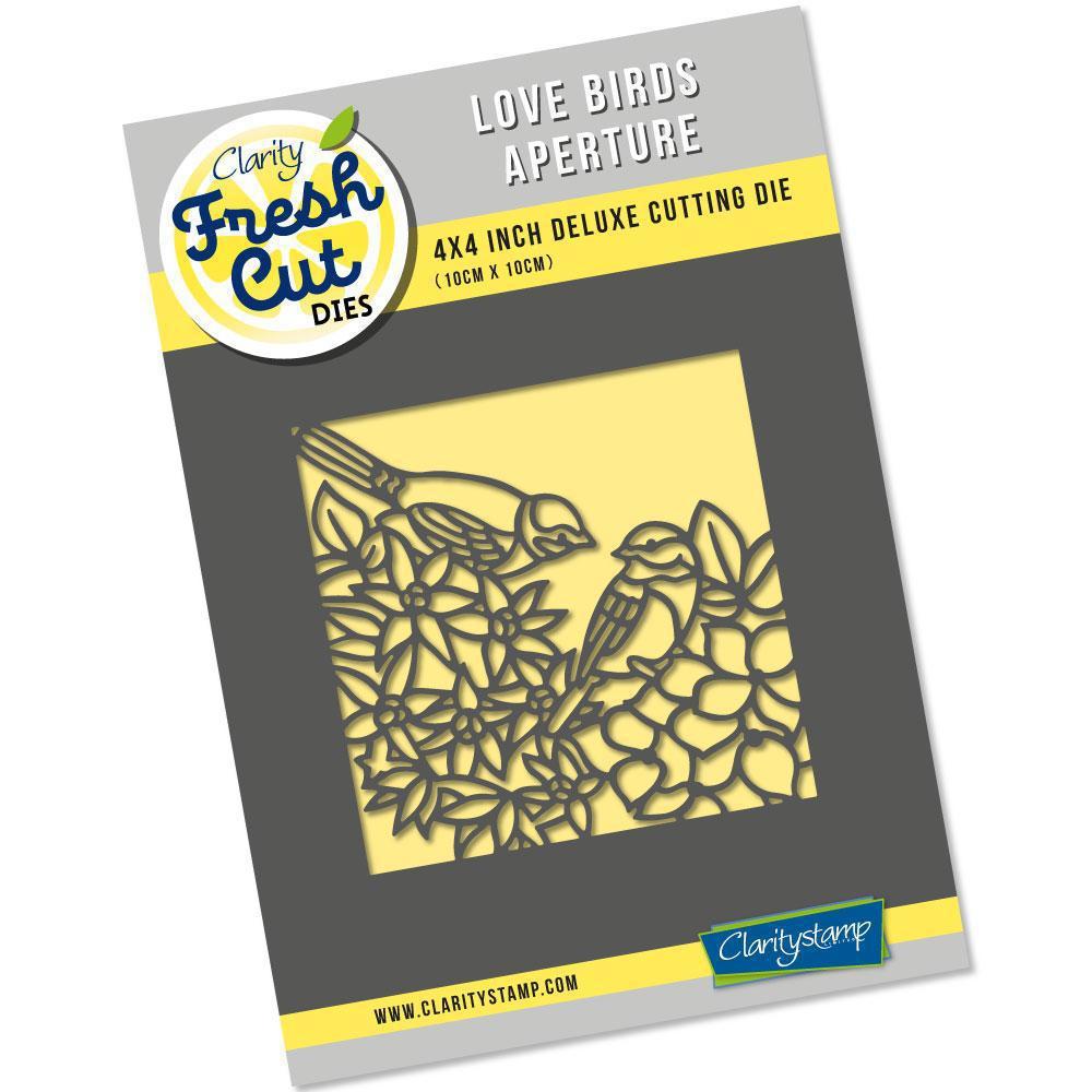 Love Birds Aperture Clarity Fresh Cut Die