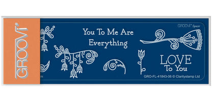 Tina's Springtime Flowers Love to You Groovi Spacer Plate