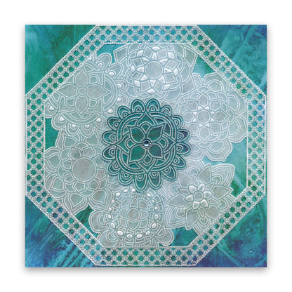Aloha Mandala A6 Square Groovi Baby Plate