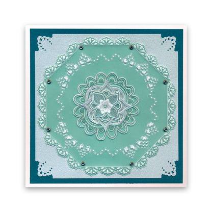 Mahalo Mandala A6 Square Groovi Baby Plate