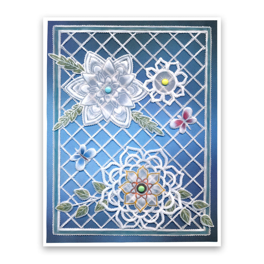 Flourish Mandala A6 Square Groovi Baby Plate